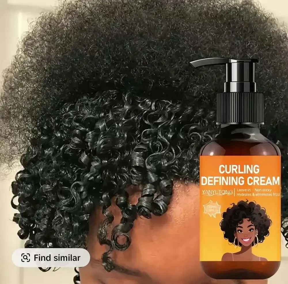 YANYUTONG Curl Defining Cream Leave-in Hydrating Anti-Frizz Hair Styling Cream